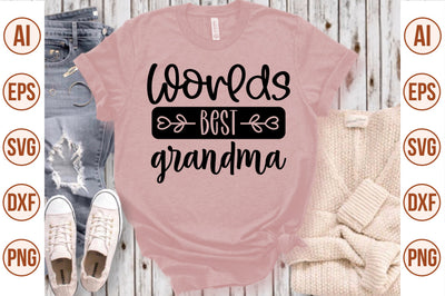 worlds best grandma svg SVG nirmal108roy 