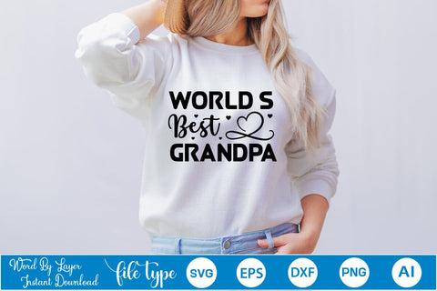 World's Best Grandpa SVG Design SVGs,Quotes and Sayings,Food & Drink,On Sale, Print & Cut SVG DesignPlante 503 