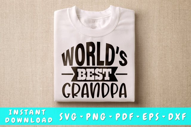 World's Best Grandpa SVG SVG HappyDesignStudio 