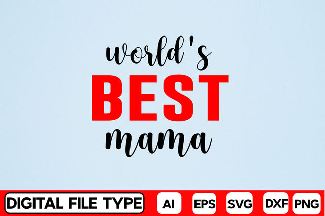 World's Best Mama SVG CraftlabSvg29 