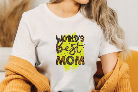 Worlds Best Mom Sublimation SVGArt 