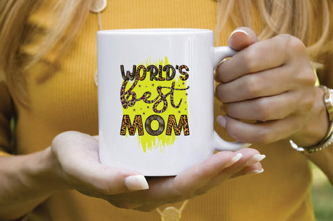 Worlds Best Mom Sublimation SVGArt 
