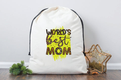 Worlds Best Mom Sublimation SVGArt 