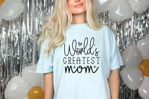 World's Best Mom SVG Bundle SVG DESIGNISTIC 