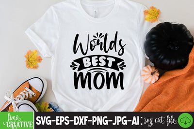Worlds Best Mom SVG Cute File SVG Insomnia Std 
