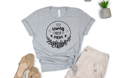 Worlds Best MOM svg, Mother's Day Design SVG SmmrDesign 