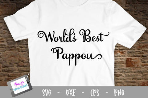 World's Best Pappou SVG and World's Best Yiayia SVG - Greek SVG Stacy's Digital Designs 