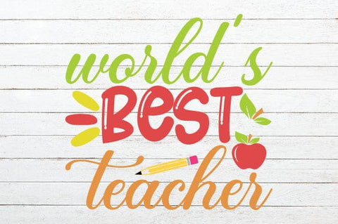 World's Best Teacher SVG Craftlabsvg24 
