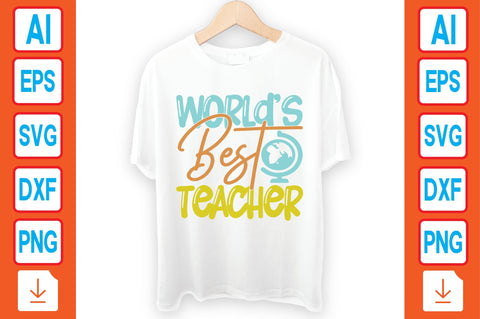 World’s Best Teacher SVG Craftlabsvg24 
