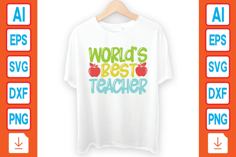 World’s Best Teacher SVG Craftlabsvg24 