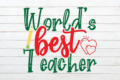 World's Best Teacher SVG Craftlabsvg24 