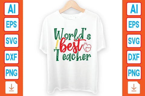 World's Best Teacher SVG Craftlabsvg24 