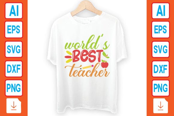 World's Best Teacher SVG Craftlabsvg24 