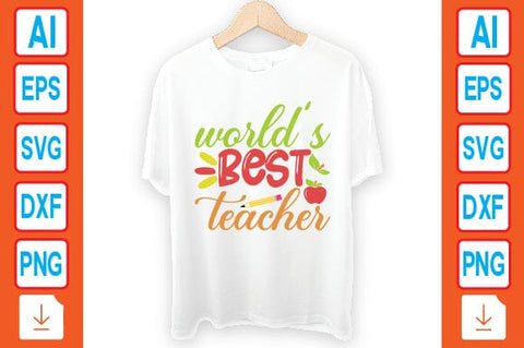 World's Best Teacher SVG Craftlabsvg24 