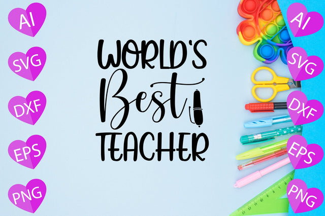 World's Best Teacher SVG CraftlabSvg29 