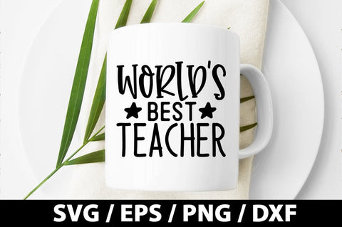 World's best teacher SVG SVG akazaddesign 