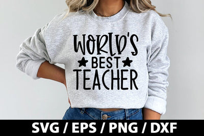 World's best teacher SVG SVG akazaddesign 