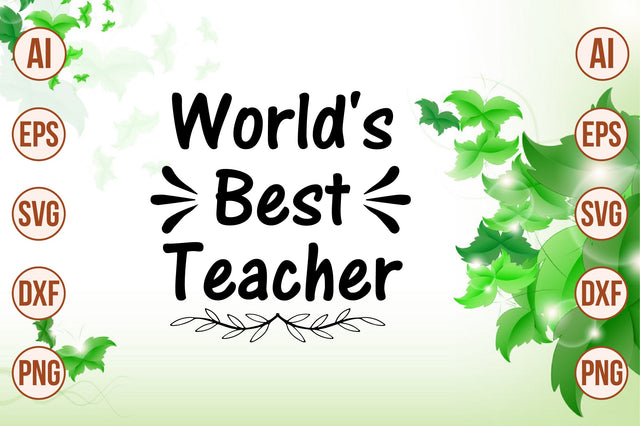 World's Best Teacher svg SVG nirmal108roy 