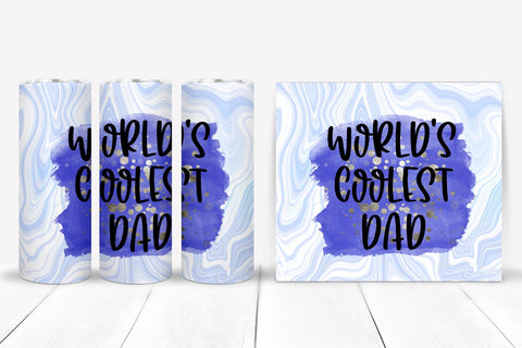 World's Coolest Dad I Father's Day Tumbler Sublimation Sublimation Happy Printables Club 
