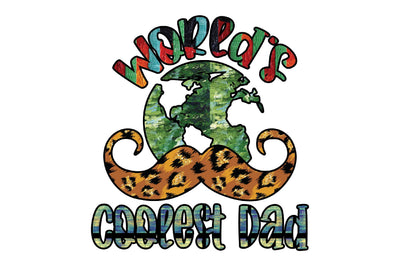 World's Coolest Dad Sublimation Sublimation Jagonath Roy 