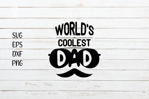 World's Coolest Dad Svg Cut File SVG SmmrDesign 