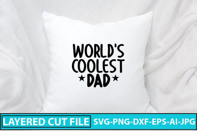 World's Coolest Dad SVG Cut File SVG Syaman 