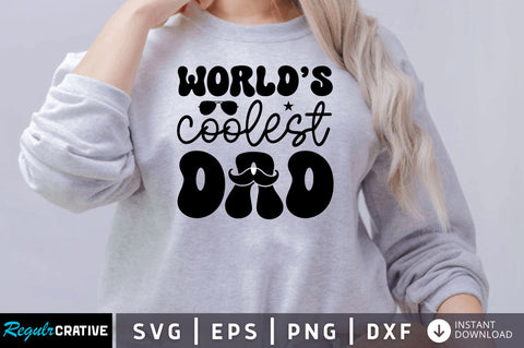 Worlds coolest dad SVG SVG Regulrcrative 
