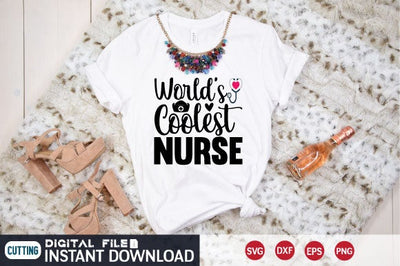 World’s Coolest Nurse SVG md faruk hossain 