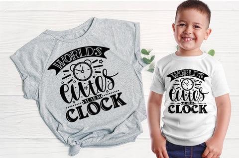 World's cutest alarm clock, baby SVG SVG DESIGNISTIC 