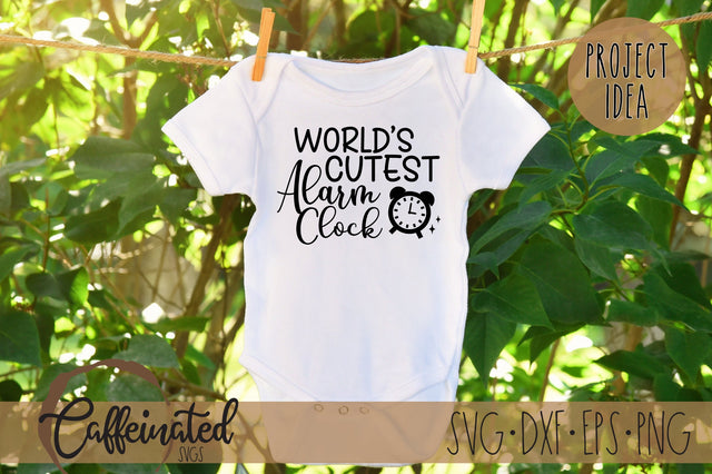 World's Cutest Alarm Clock SVG SVG Caffeinated SVGs 