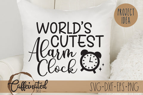 World's Cutest Alarm Clock SVG SVG Caffeinated SVGs 
