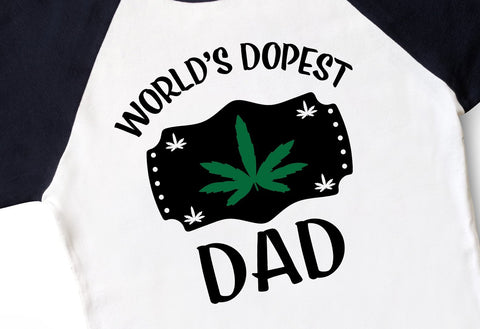 World's Dopest Dad Marijuana Adult Shirt SVG Design SVG Crafting After Dark 
