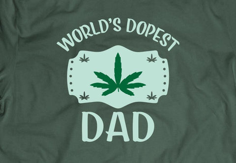 World's Dopest Dad Marijuana Adult Shirt SVG Design SVG Crafting After Dark 