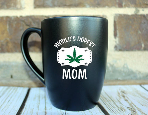 World's Dopest Mom Marijuana Adult Shirt Design SVG Crafting After Dark 