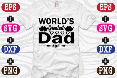 World's Greatest Dad SVG Nurstore 