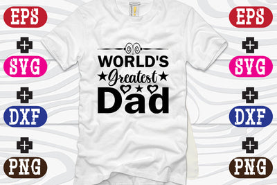 World's greatest Dad SVG Nurstore 