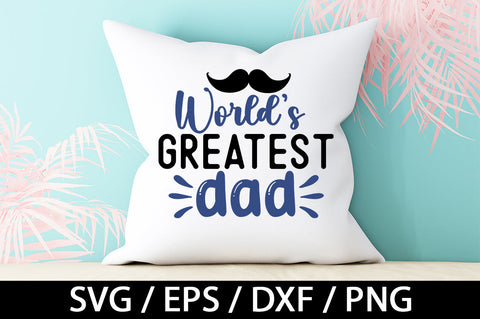 World's greatest dad svg SVG akazaddesign 