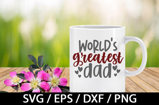 World's greatest dad svg SVG akazaddesign 