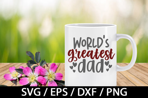 World's greatest dad svg SVG akazaddesign 