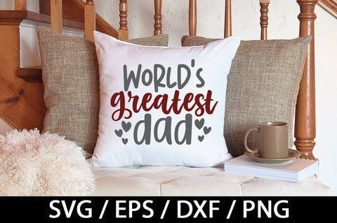 World's greatest dad svg SVG akazaddesign 