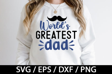 World's greatest dad svg SVG akazaddesign 