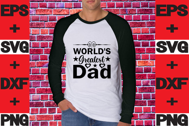 World's greatest Dad SVG svgteam 