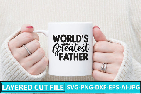 World's Greatest Father SVG Cut File SVG Syaman 