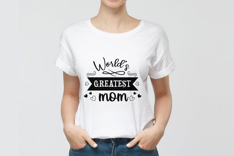 World's greatest mom svg, Mother's Day svg SVG SmmrDesign 