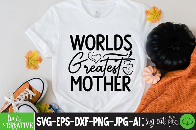 Worlds Greatest Mother SVG Cute File SVG Insomnia Std 