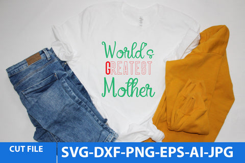 World's Greatest Mother SVG Design SVG BlackCatsMedia 