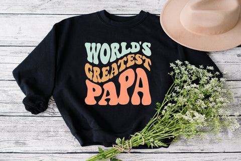 World's Greatest Papa, SVG, PNG, JPG, Best Grandpa, Papa, Digital Files, Downloads, For Cricut, Gifts SVG Fauz 