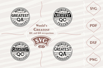 World's greatest QC and QA- SVG bundle 1 SVG Digital Mojito 