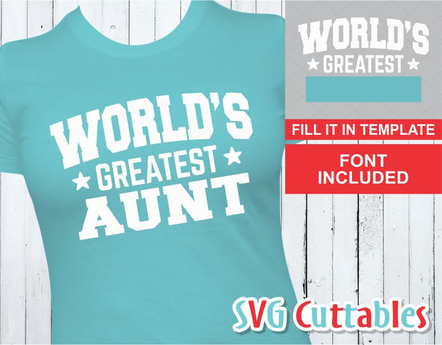 World's Greatest ........ svg template SVG Svg Cuttables 