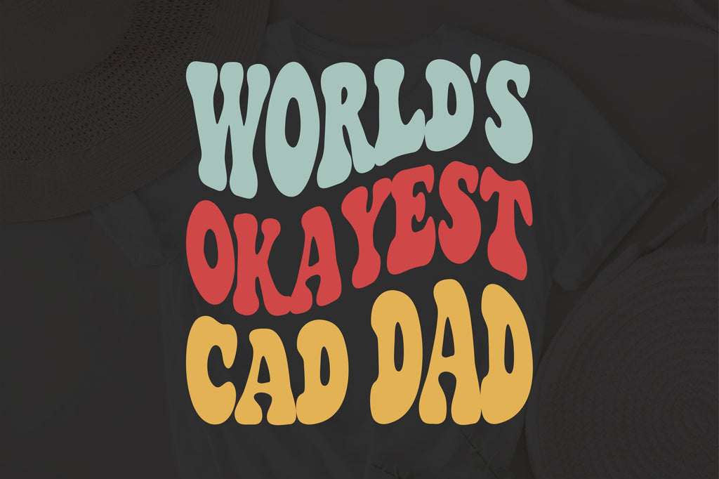 World's Okayest Cad dad svg, Okayest Cat Dad svg, Gift From the Cat svg ...